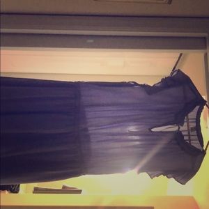 Periwinkle Old Navy flutter sleeve woman’s dress